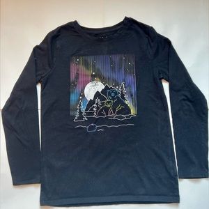 Cat & Jack Long Sleeve Graphic T-Shirt